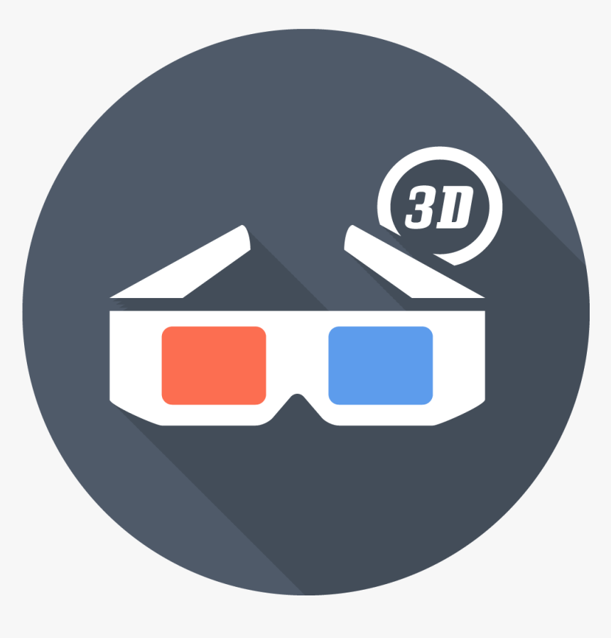 D Glasses Icon - Fundamentos De La Multimedia, HD Png Download