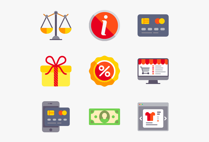 Ecommerce Compilation - Free Icons Ecommerce Transparent, HD Png Download