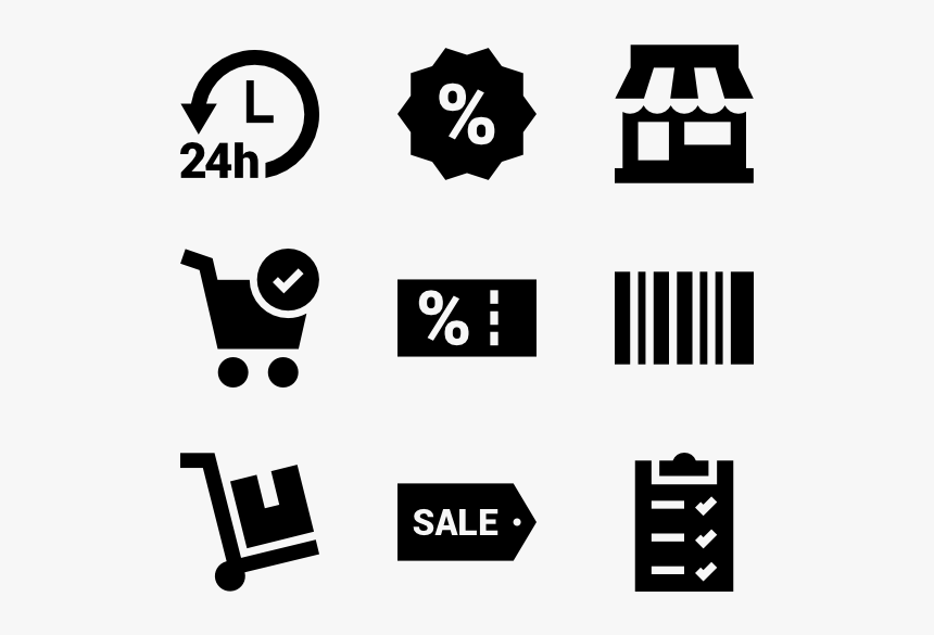 Shopping Elements - Workplace Icons, HD Png Download