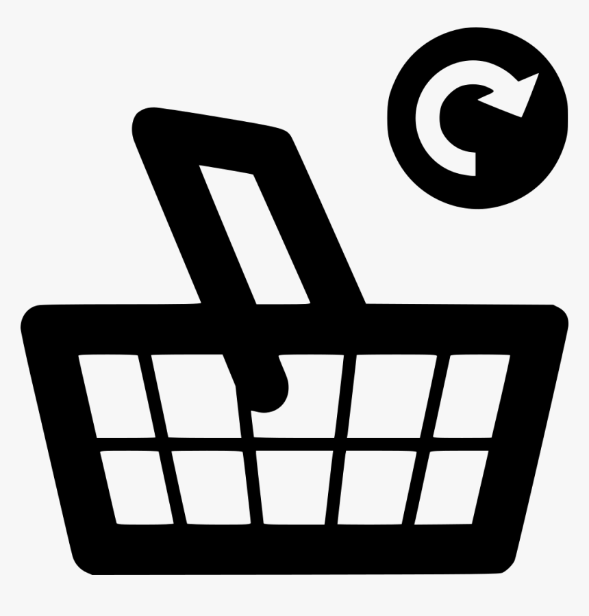 Supermarket Basket Grocery Update - Commerce Icon Png, Transparent Png