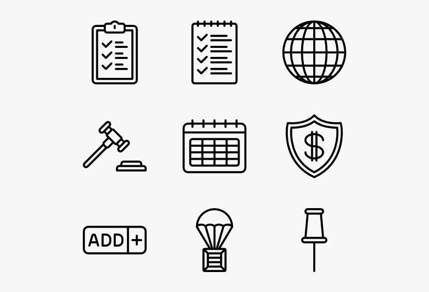E-commerce Elements - Restaurant Food Icons Png, Transparent Png