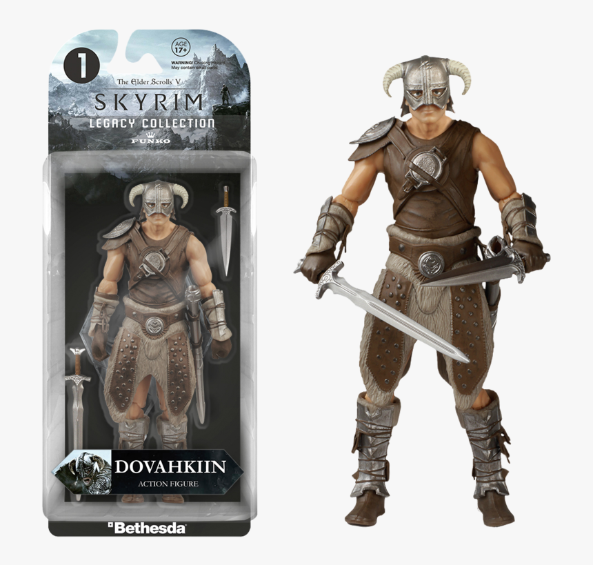 Transparent Skyrim Png - Dovahkiin Figure, Png Download