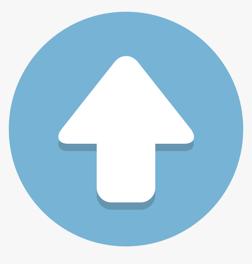 Circle Icons Arrow Up - Generic Social Media Icon, HD Png Download