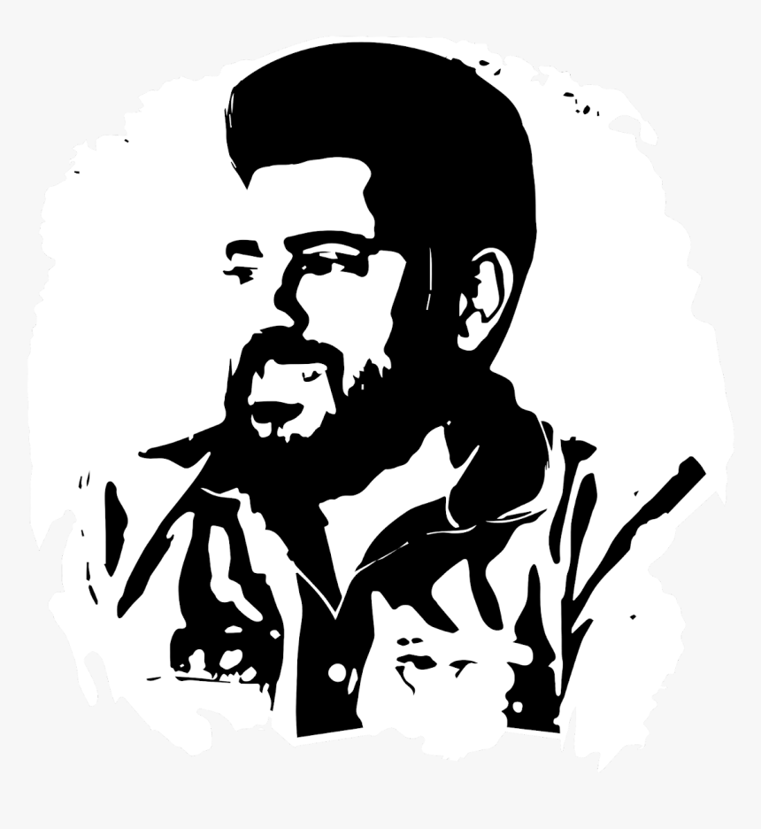 Whatsapp Png -nivin Pauly Whatsapp Ultra Stickers And - Stencil Art Of Nivin Pauly, Transparent Png
