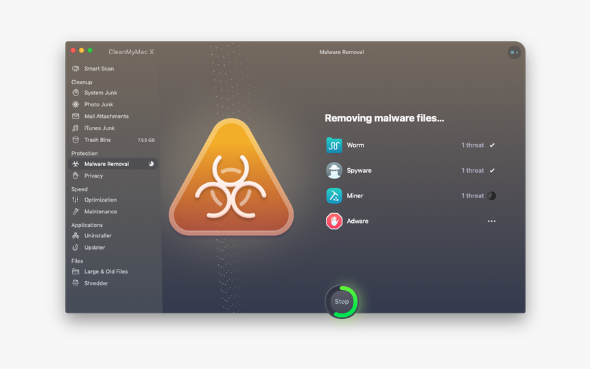 Delete-malware - Macpaw, HD Png Download
