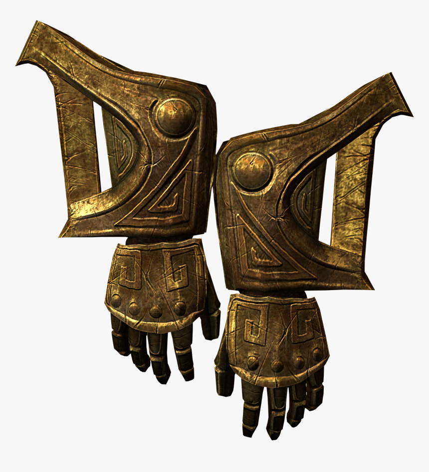 Skyrim Dwarven Gauntlets Model, HD Png Download