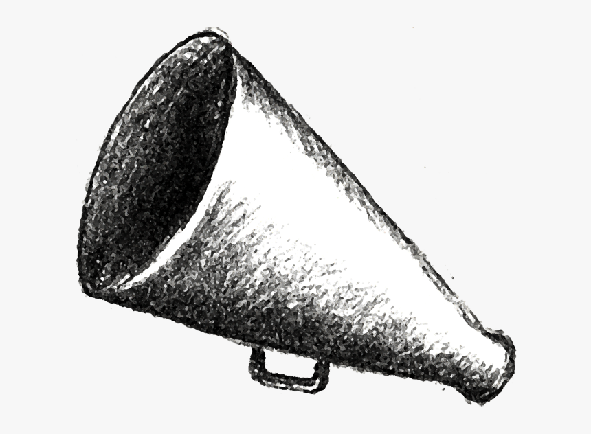 Megaphone A Perfect World Munications Clipart Clipart - Megaphone Drawing .png, Transparent Png