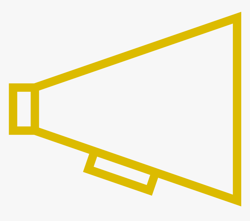 Megafono Clip Arts - Megafono Silueta, HD Png Download