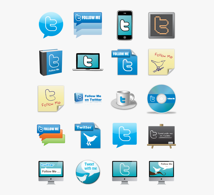 Twitter Icon Pack By Webdesigner Depot, HD Png Download , Transparent ...