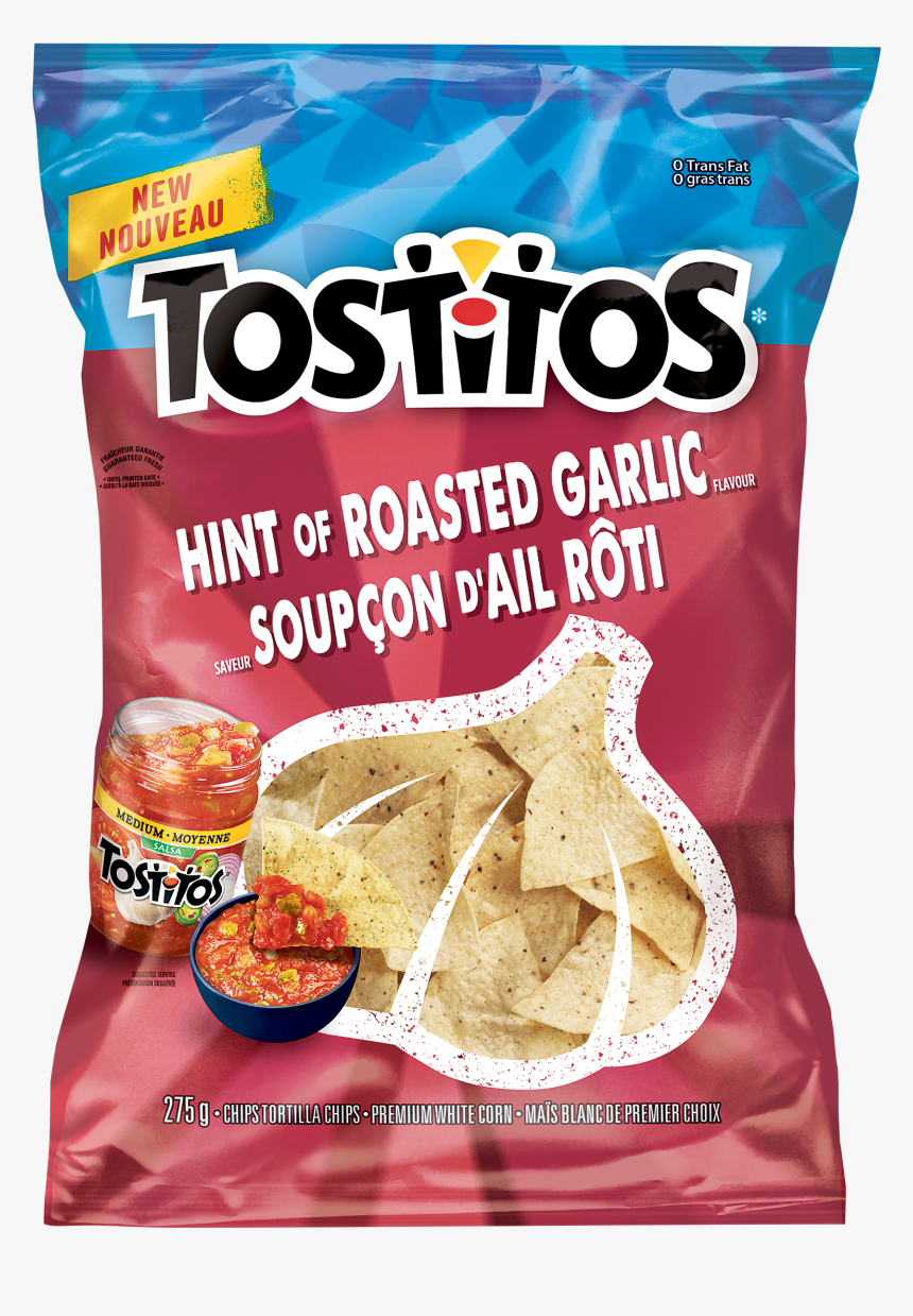 Tostitos® Hint Of Roasted Garlic Tortilla Chips, HD Png Download