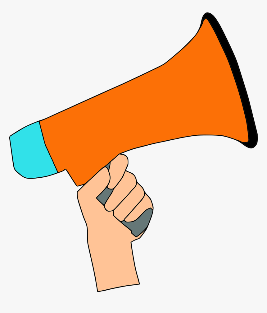 Transparent Megaphone Clipart Png - Сообщение Информации, Png Download
