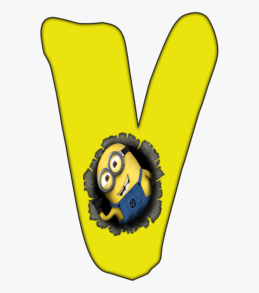 V - Letras De Los Minions, HD Png Download