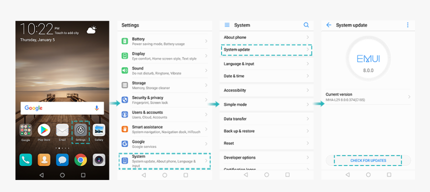 Huawei Update, HD Png Download