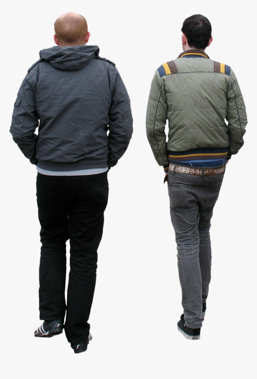 People Walking Away Png, Transparent Png