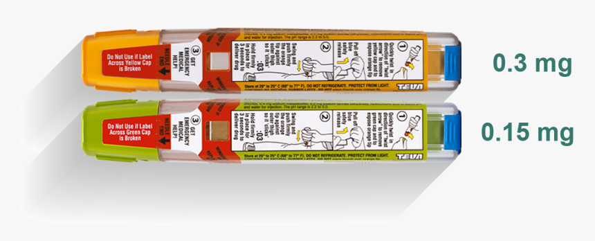 Teva Epinephrine Pen, HD Png Download