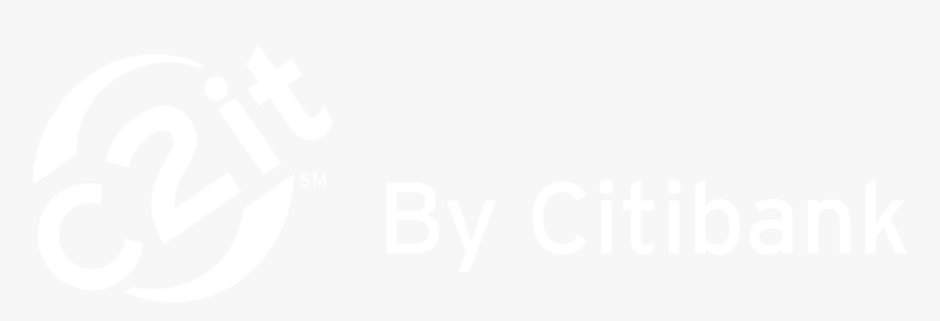 C2it By Citibank Logo Black And White - Powered By Citi, HD Png Download