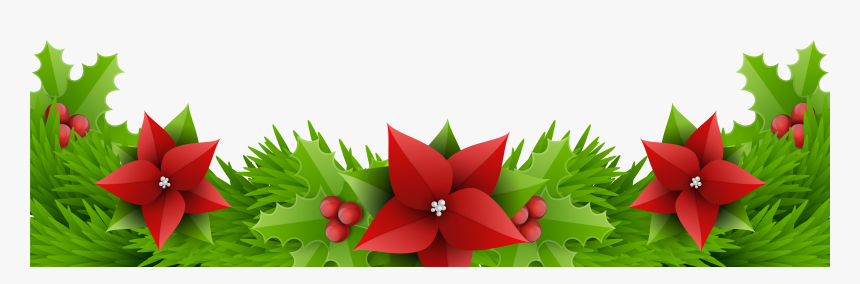 Christmas Border Decoration Transparent Png - Transparent Christmas Border Free, Png Download