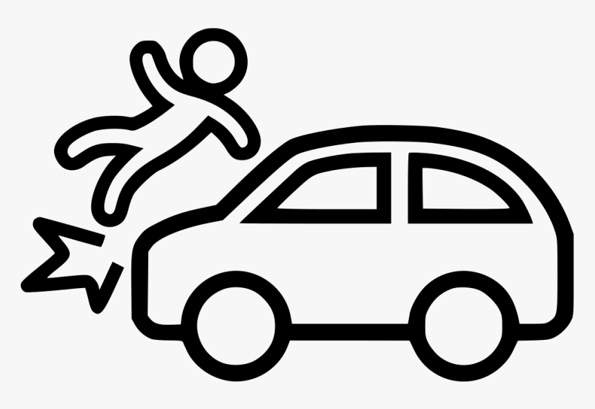 Car Accident People Clipart Black