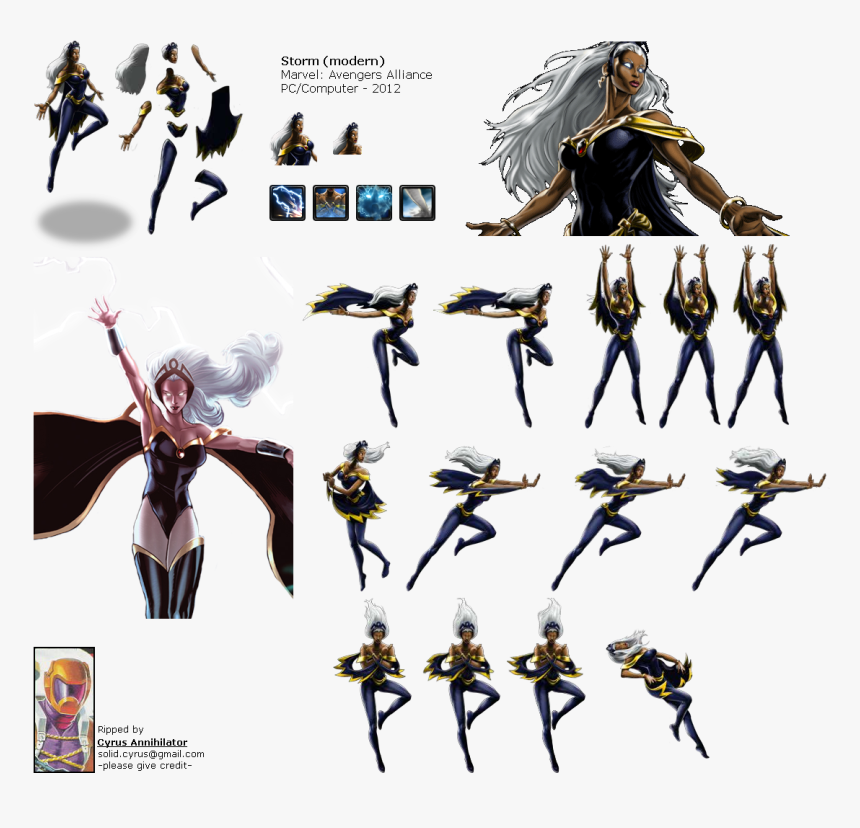 No Caption Provided - Storm The Avengers Marvel, HD Png Download