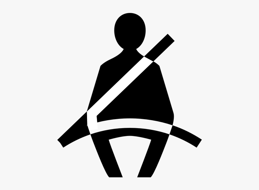 Car Seat Belt Clipart, HD Png Download