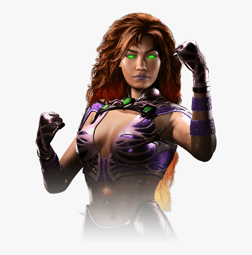 Starfire Injustice 2 Png, Transparent Png