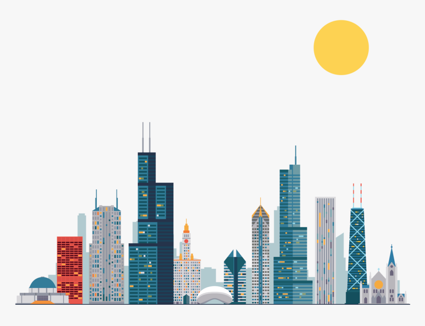 City Building Vector Png, Transparent Png