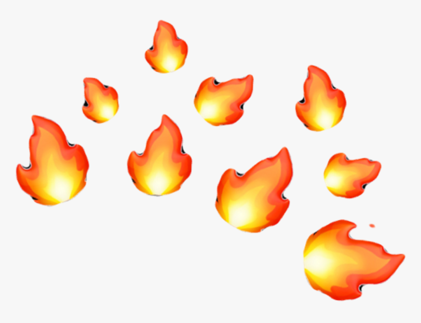 Fire Emoji Clip Art Portable Network Graphics Image - Snapchat Fire Filter Png, Transparent Png
