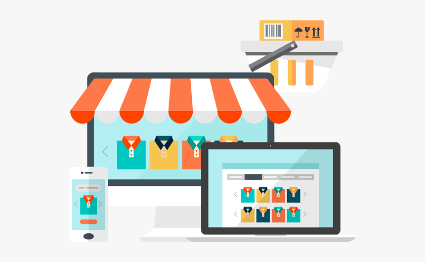 Ecommerce Png - - Facebook Vs Website, Transparent Png