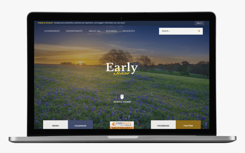 Led-backlit Lcd Display, HD Png Download