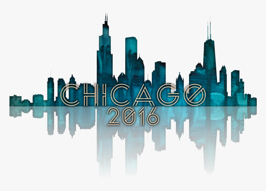 Skyline Chicago Png - Chicago Skyline Silhouette, Transparent Png