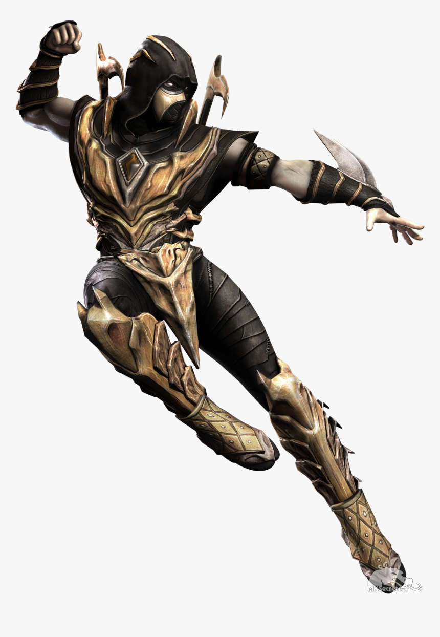 Transparent Video Game Renders Png - Mortal Kombat Scorpion Design, Png Download