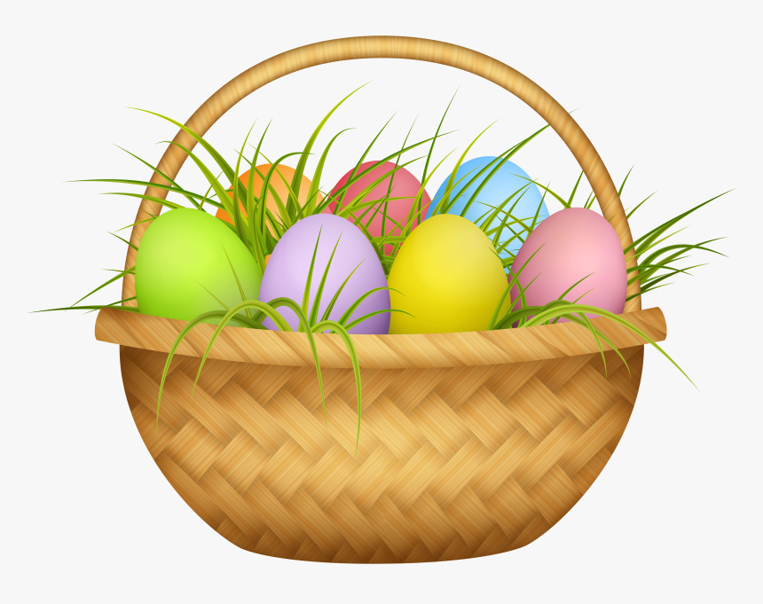 Easter Basket Transparent Png Image, Png Download