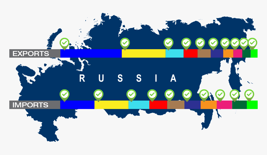 Russia Trade Data - Asia Territory, HD Png Download