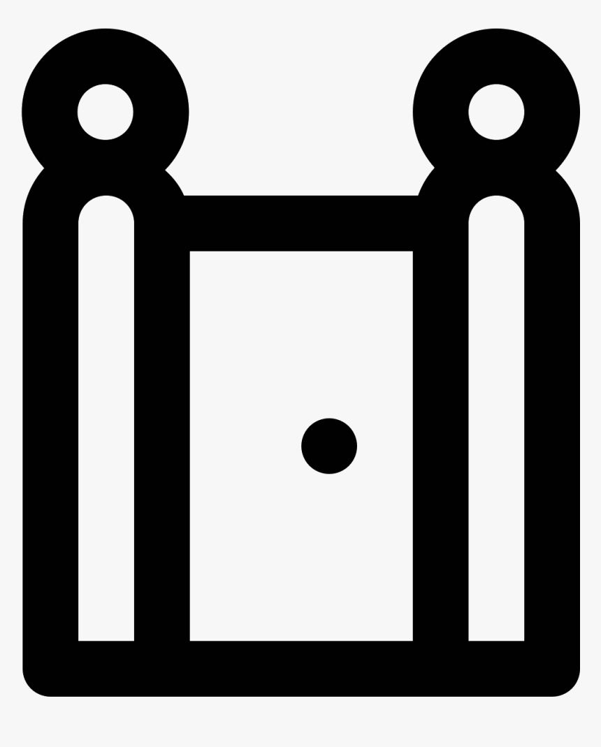 Closed Door Png Icon - Circle, Transparent Png