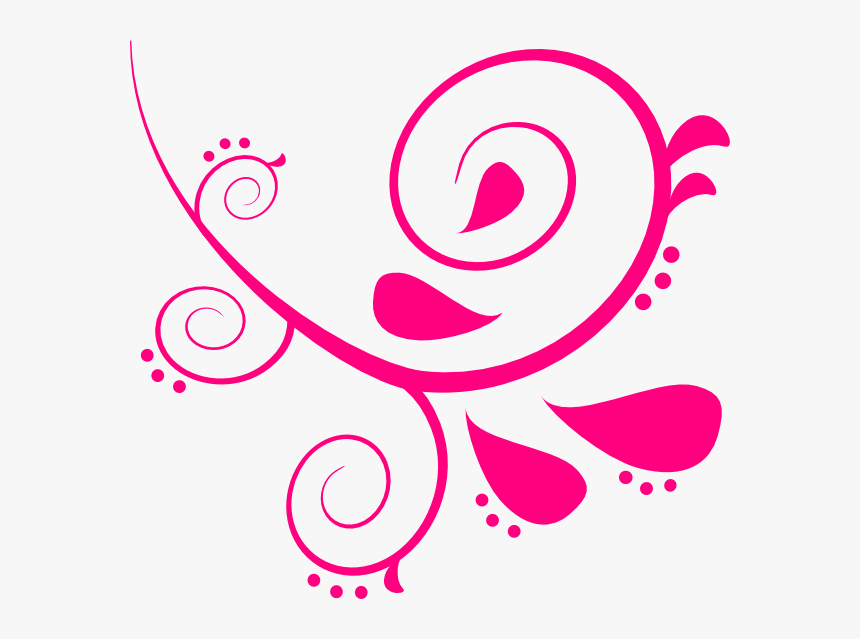 Collection Of Free Arrows Vector Swirl - Pink Swirl Transparent Background, HD Png Download