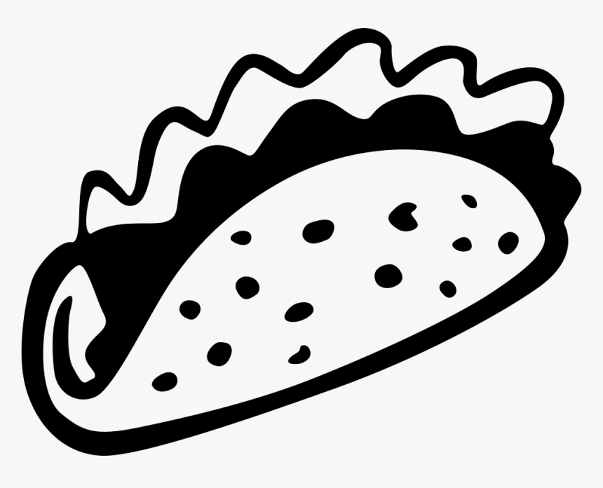 Transparent Mexican Food Png - Food Black Vector Png, Png Download