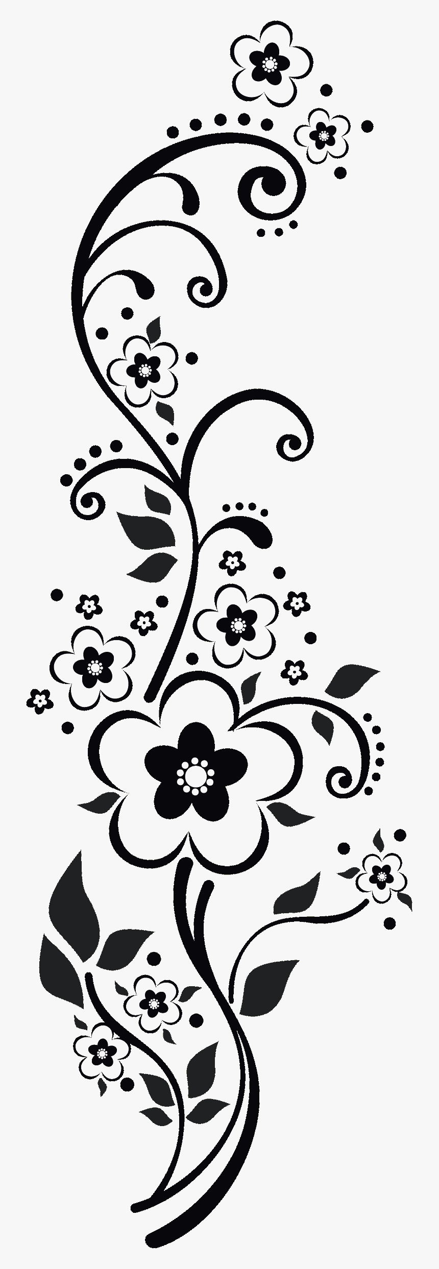 Design Black And White Png, Transparent Png