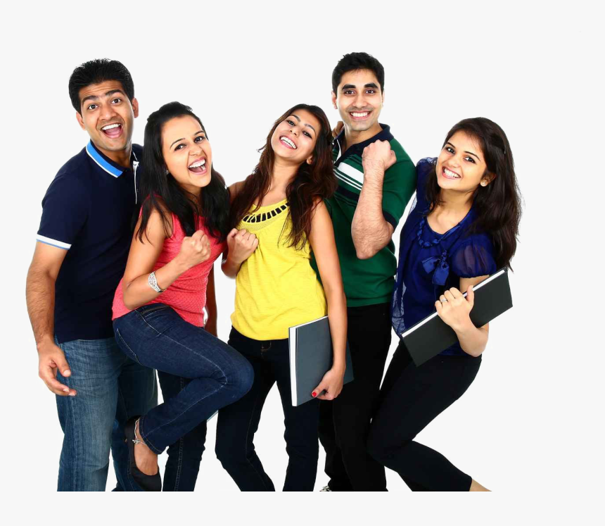 Indian College Student Transparent Image - Indian College Students Png, Png Download