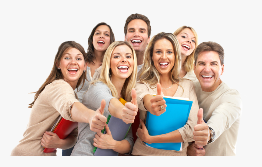 Happy College Students Png, Transparent Png