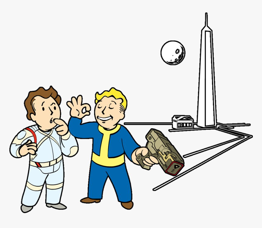 Nukapedia The Vault - Cartoon, HD Png Download