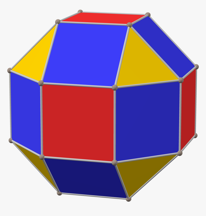 Polyhedron Small Rhombi 6-8 Max - Polyhedron, HD Png Download