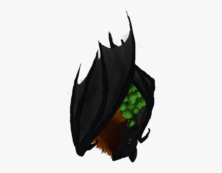 Grape Fruit Bat - Umbrella, HD Png Download