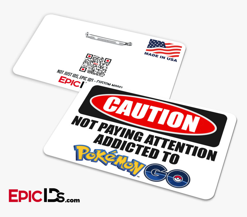 Addicted To Pokemon Go Wearable Badge 
 Class - Parallel, HD Png Download