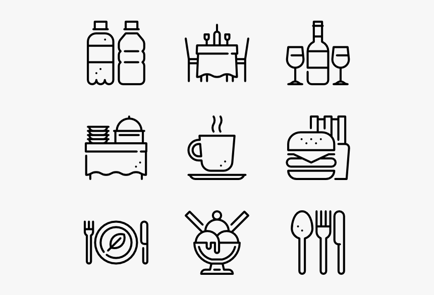 Clip Art Restaurant Menu Icon - Work Icon, HD Png Download