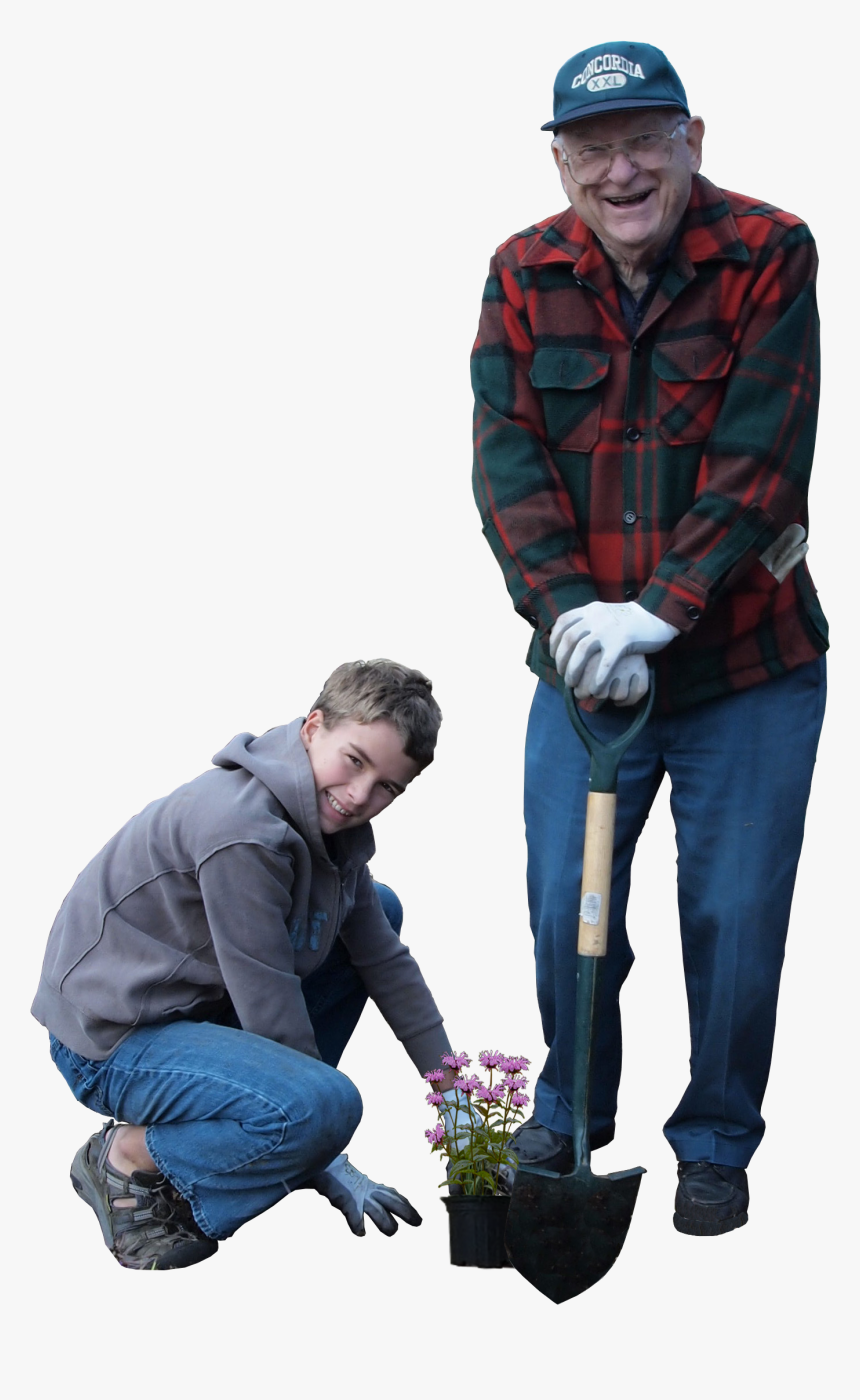 Person Planting Png, Transparent Png