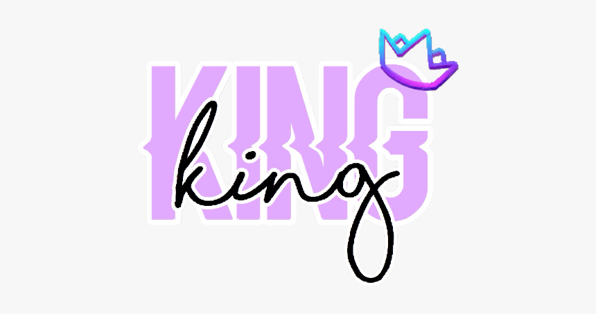 #king #purple #text #purpletext #kingtext #softpurple - Graphic Design, HD Png Download