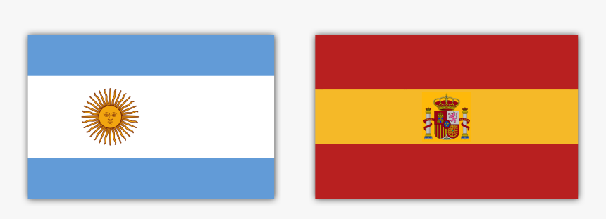 Transparent Argentina Flag Png - Spain Flag, Png Download