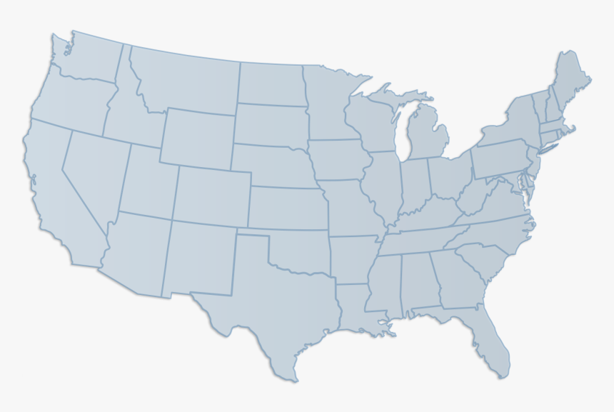 Usa Map Png - Laguna Beach On A Map, Transparent Png