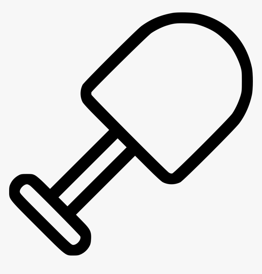 Shovel - Bat And Ball Clipart Black And White, HD Png Download