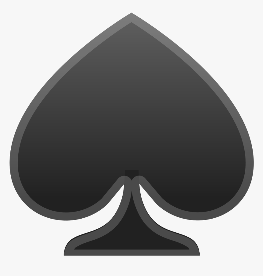 Spade Suit Icon - Emoji ♠, HD Png Download